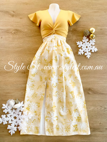 PREORDER "Golden Gifts” Ladies Dress