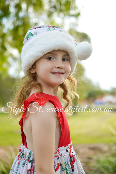 "Happy Holidays" Santa Hat