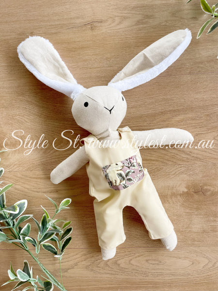 "Bunny Blossom" Linen Bunny