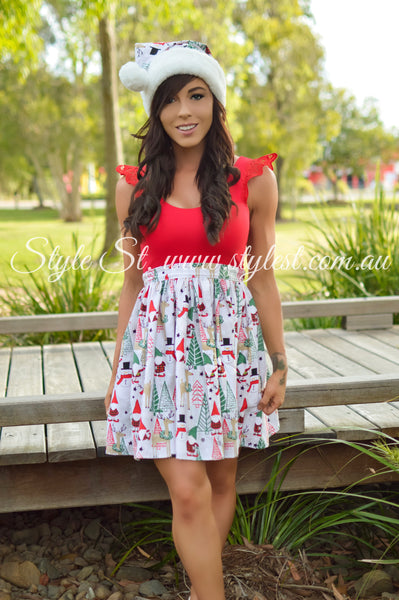 "Happy Holidays" Ladies Dress