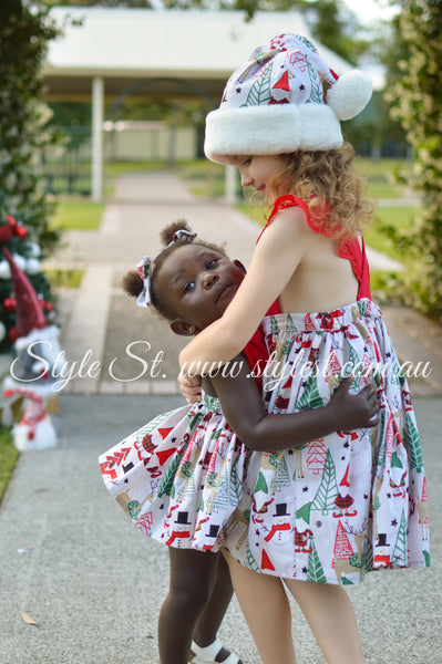 "Happy Holidays" Children's Dress