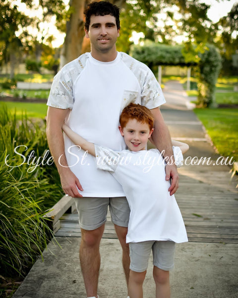 "Snow Angels" Children's Raglan Tee