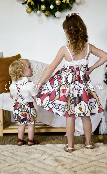 PREORDER "Dear Santa" Children's Dress