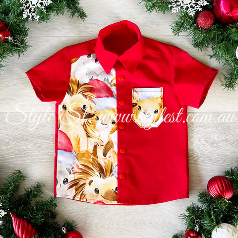 "Koala Kringle 2.0" Children's Dress Shirt