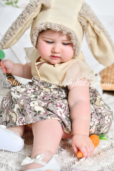 "Bunny Blossom" Bunny Bonnet