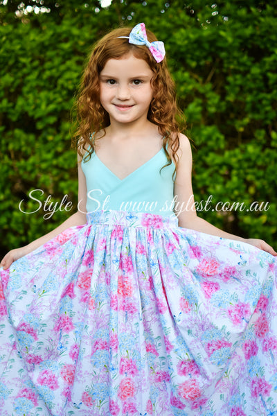 "Blue Butterfly" Children's Dress