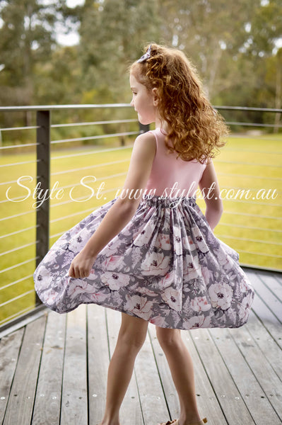 "Luna Bloom" Children's Dress