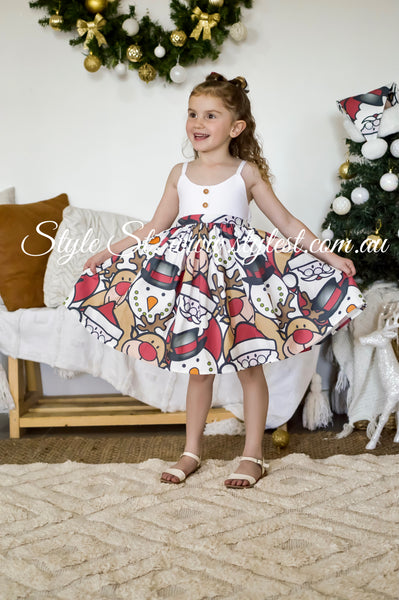 PREORDER "Dear Santa" Children's Dress