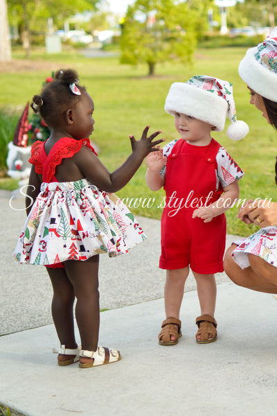 "Happy Holidays" Dress Romper