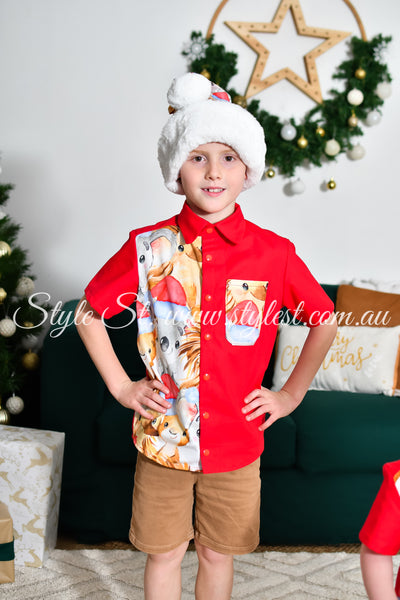 "Koala Kringle 2.0" Children's Dress Shirt