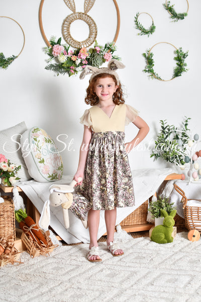 "Bunny Blossom" Children's Dress