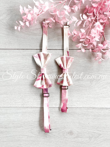 "Pink Perfection” Adjustable Bow Tie