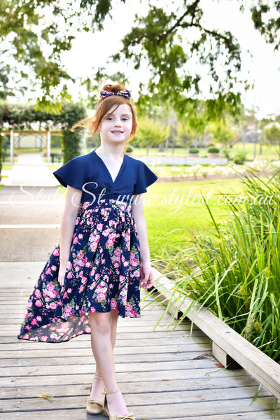 "Raspberry Kiss” Children's Dress