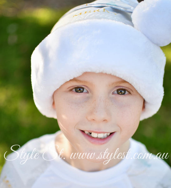 "Snow Angels" Santa Hat