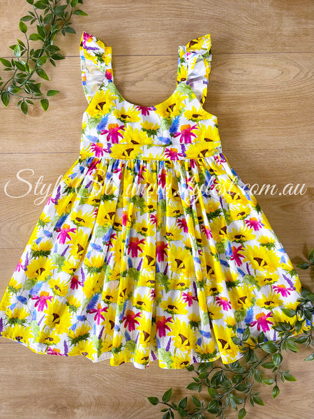 “Sunflower Meadows” Children's Dress