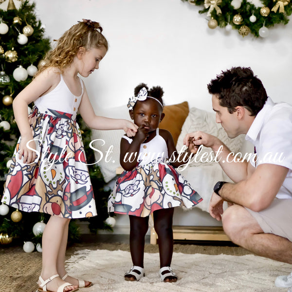 PREORDER "Dear Santa" Children's Dress