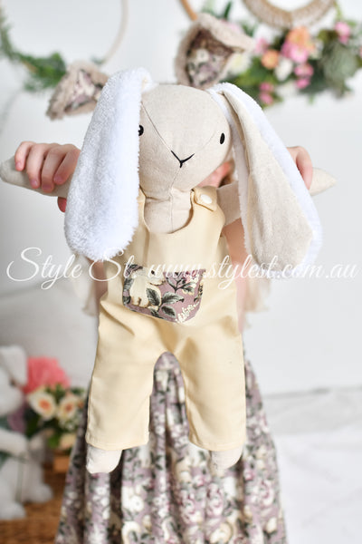 "Bunny Blossom" Linen Bunny