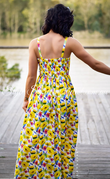 “Sunflower Meadows” Ladies Dress