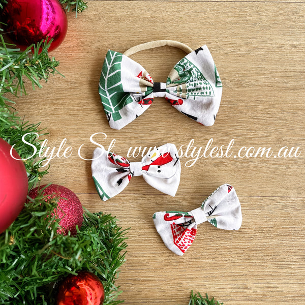 "Happy Holidays" Hair Accessories