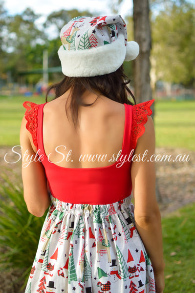 "Happy Holidays" Ladies Dress