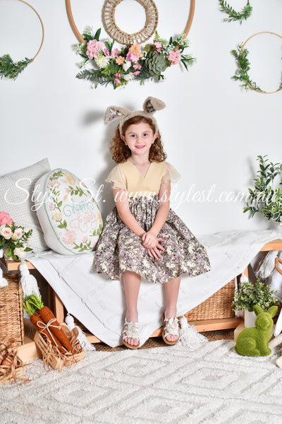 "Bunny Blossom" Children's Dress