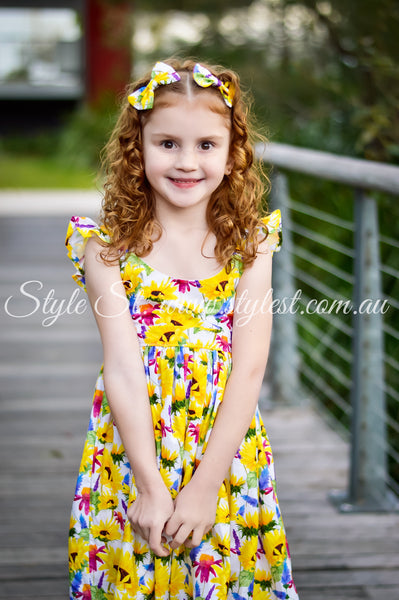 “Sunflower Meadows” Children's Dress