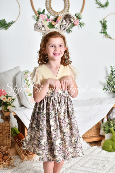 "Bunny Blossom" Children's Dress