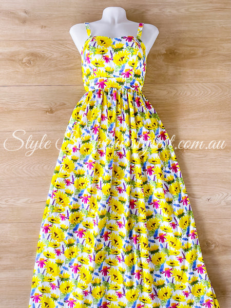 “Sunflower Meadows” Ladies Dress