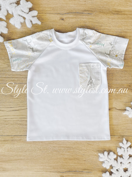 "Snow Angels" Children's Raglan Tee