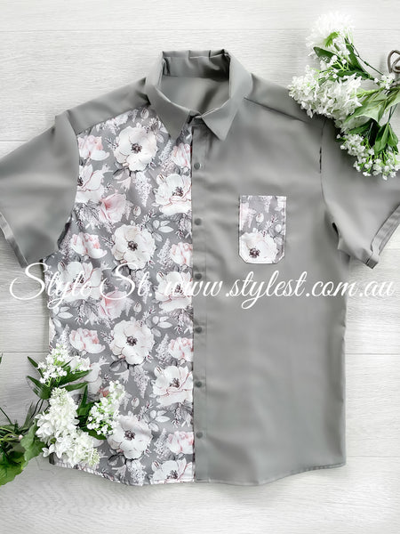 "Luna Bloom" Men's Dress Shirt