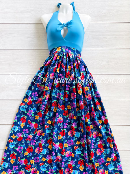 "Blue Iris" Ladies Dress