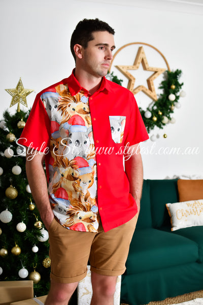 "Koala Kringle 2.0" Men's Dress Shirt