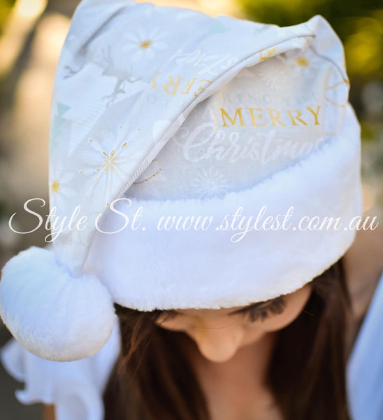 "Snow Angels" Santa Hat