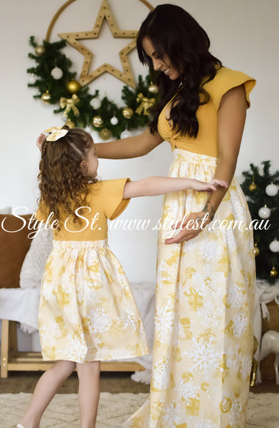 PREORDER "Golden Gifts" Children's Dress