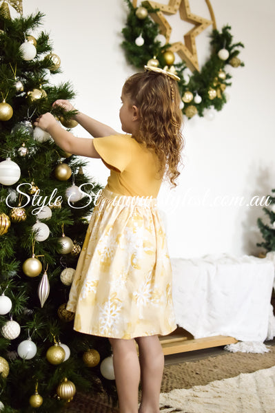 PREORDER "Golden Gifts" Children's Dress