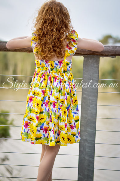 “Sunflower Meadows” Children's Dress