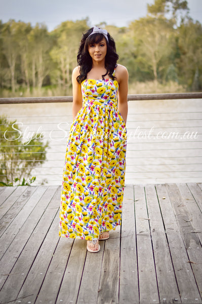 “Sunflower Meadows” Ladies Dress