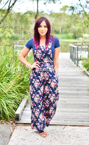 "Raspberry Kiss" Ladies Overalls