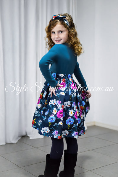 “Little Ladybug" Long Sleeved Children's Dress