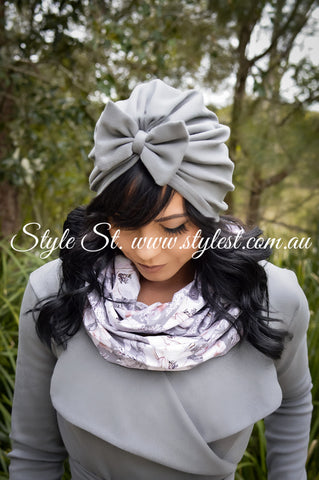 *LIMITED RELEASE* Grey Turban Beanie