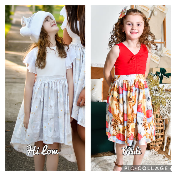 "Snow Angels" Children's Dress