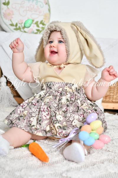 "Bunny Blossom" Dress Romper