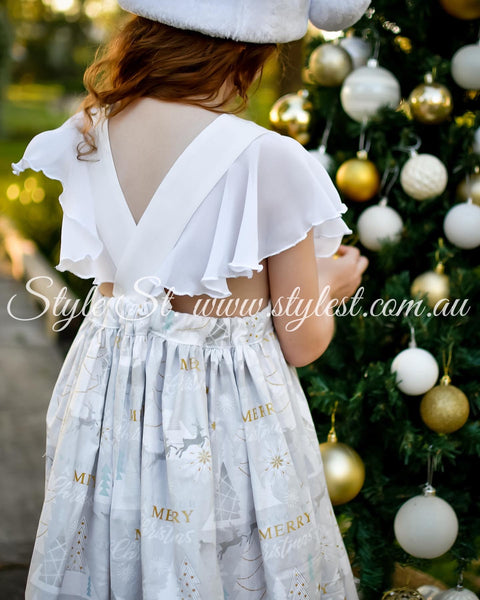 "Snow Angels" Children's Dress