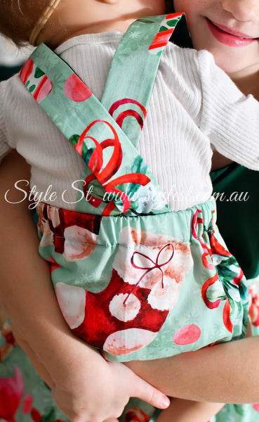 PREORDER "Peppermint Snap" Baby Romper