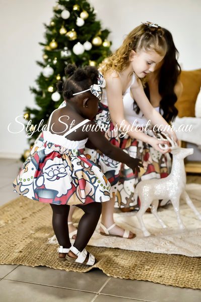 PREORDER "Dear Santa" Dress Romper