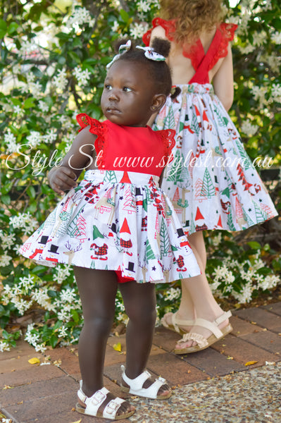 "Happy Holidays" Dress Romper