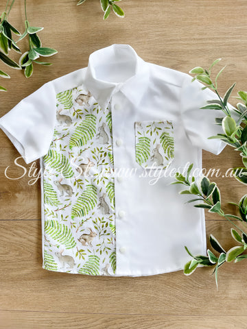 "Hippity Hoppity" Children's Dress Shirt