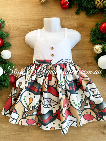 PREORDER "Dear Santa" Children's Dress