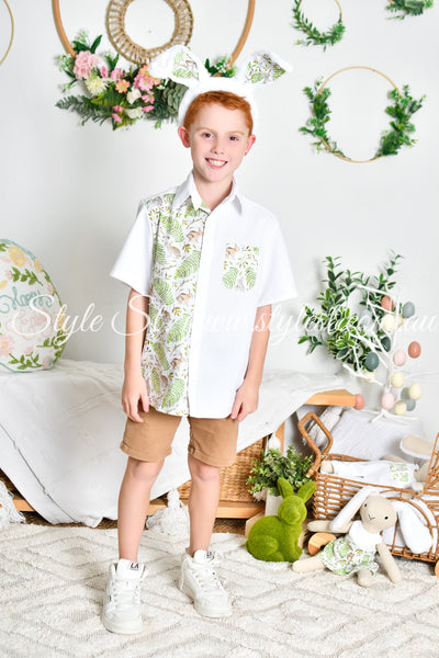 "Hippity Hoppity" Children's Dress Shirt