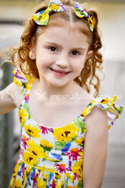 “Sunflower Meadows” Children's Dress